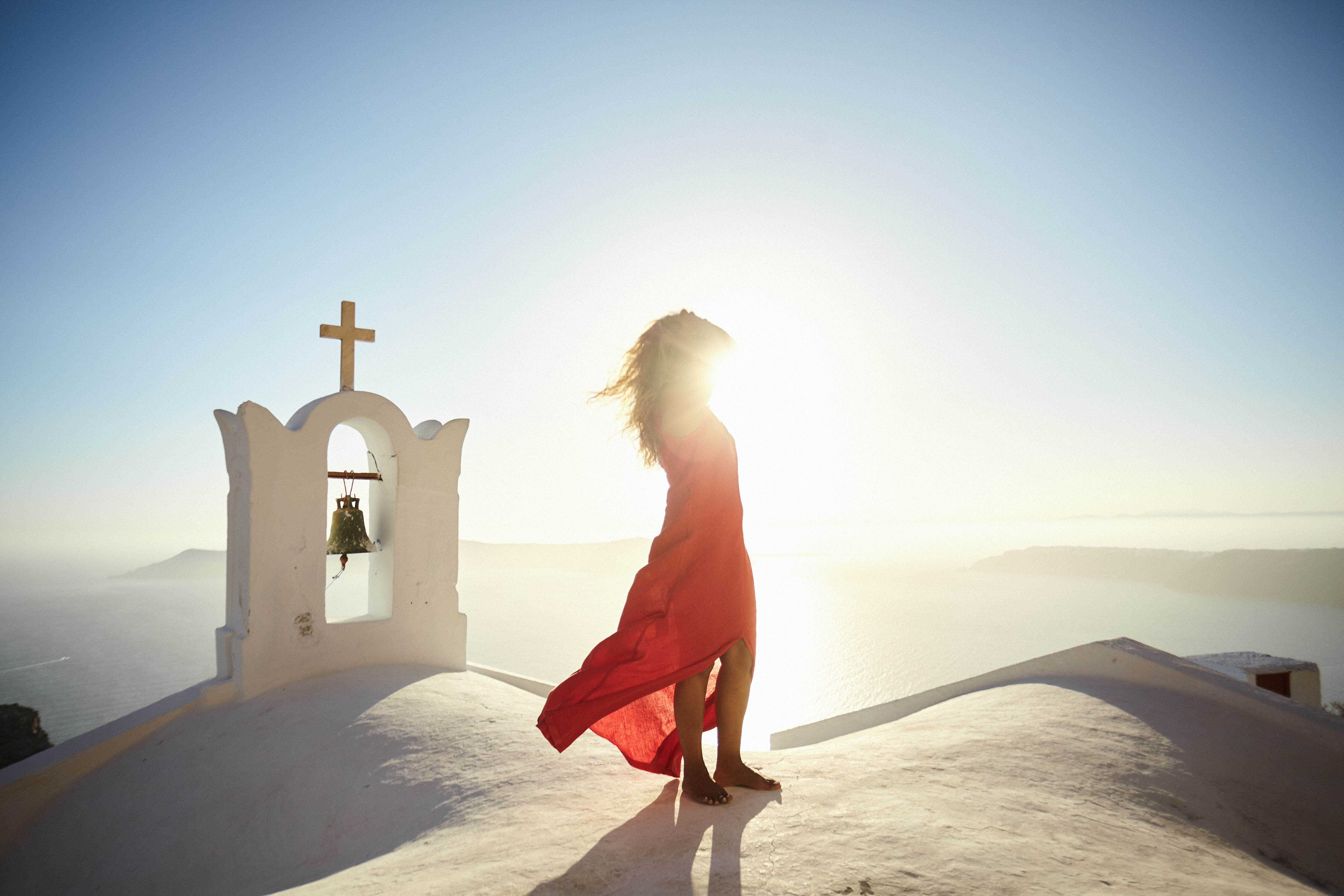 Santorini, Greece church view